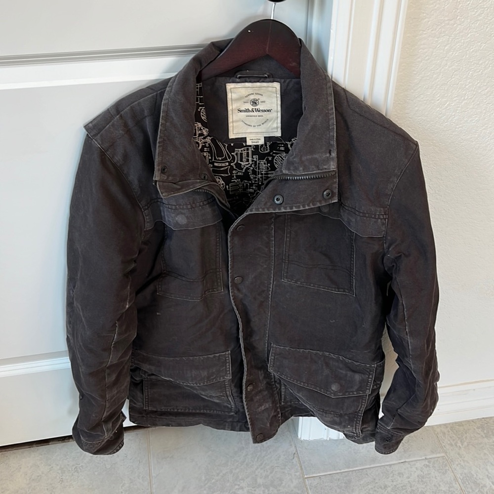 Smith and Wesson Brown Field Jacket Small